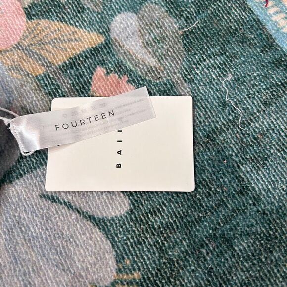 NWT Baiia Swim Bikini Top 14 Black Animal Print Reversible Wrap Tan One Shoulder - Picture 8 of 13